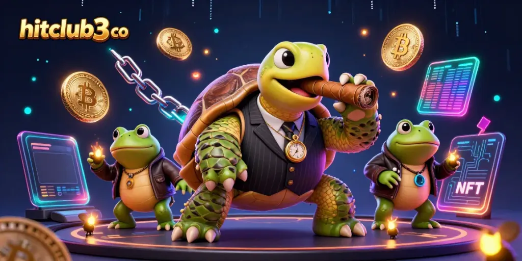 Experience the thrill of hitclub3 co with this dynamic casino scene featuring a snapping turtle and bullfrogs.